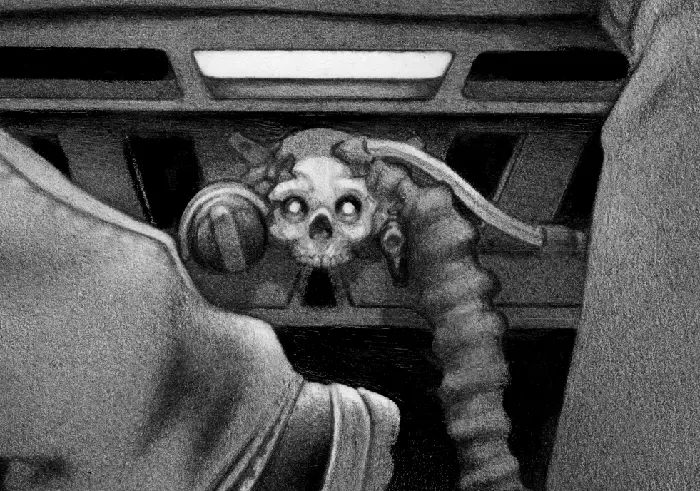Machineries 28 – skull detail