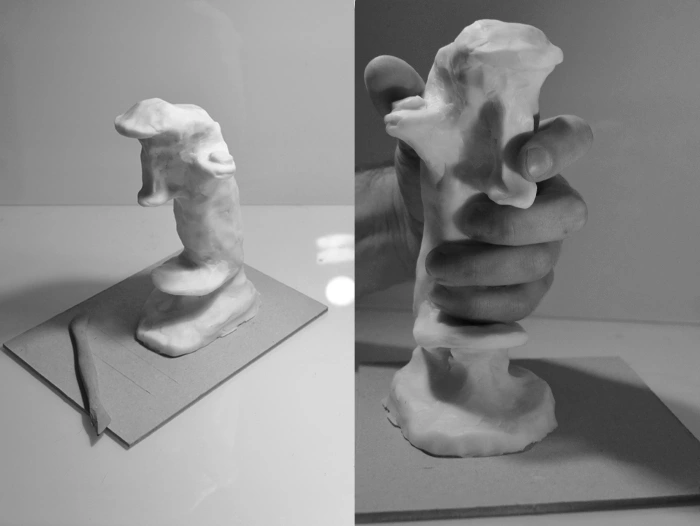 Machineries 28 – clay joystick model