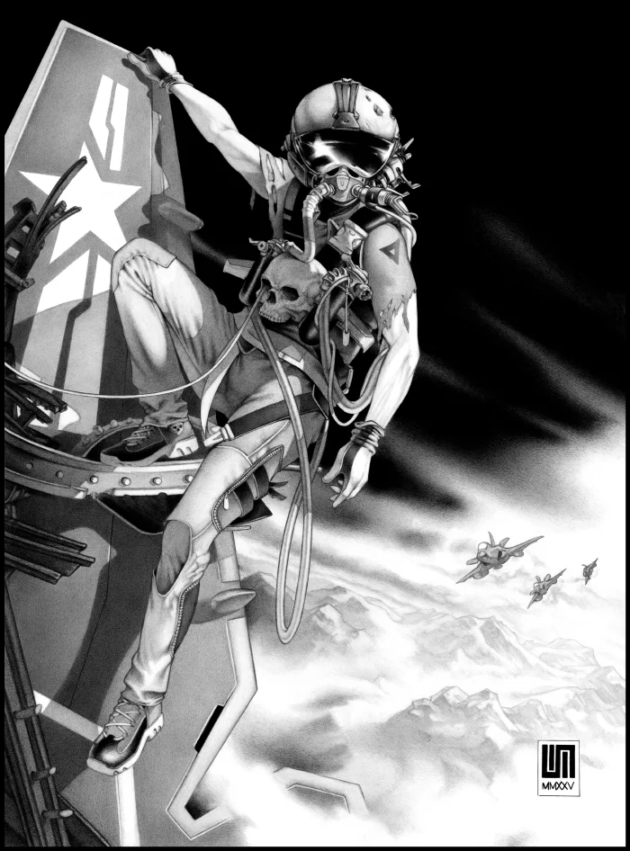 Machineries 26 pencil artwork by Warren Montrose