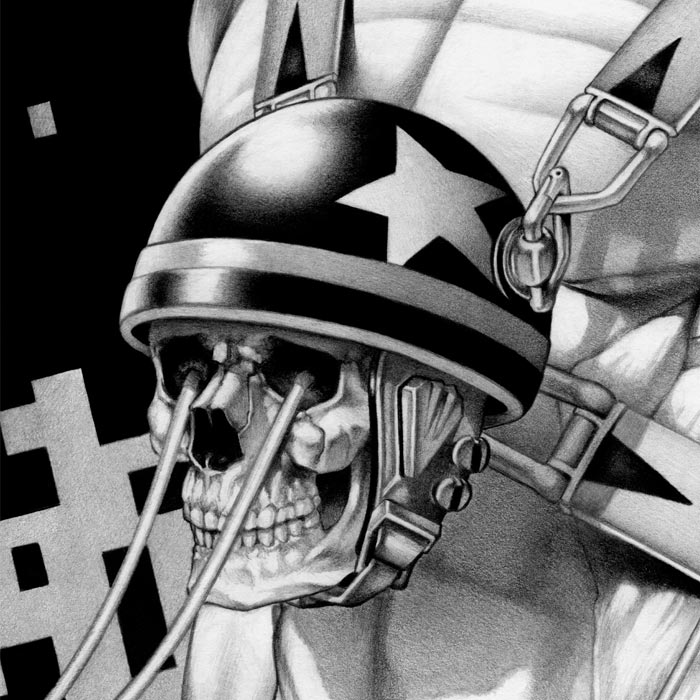 Machineries 16,  pencil artwork by Warren Montrose