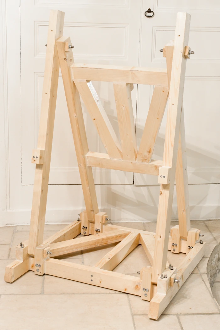 Build a drawing table, pencil artwork by Warren Montrose