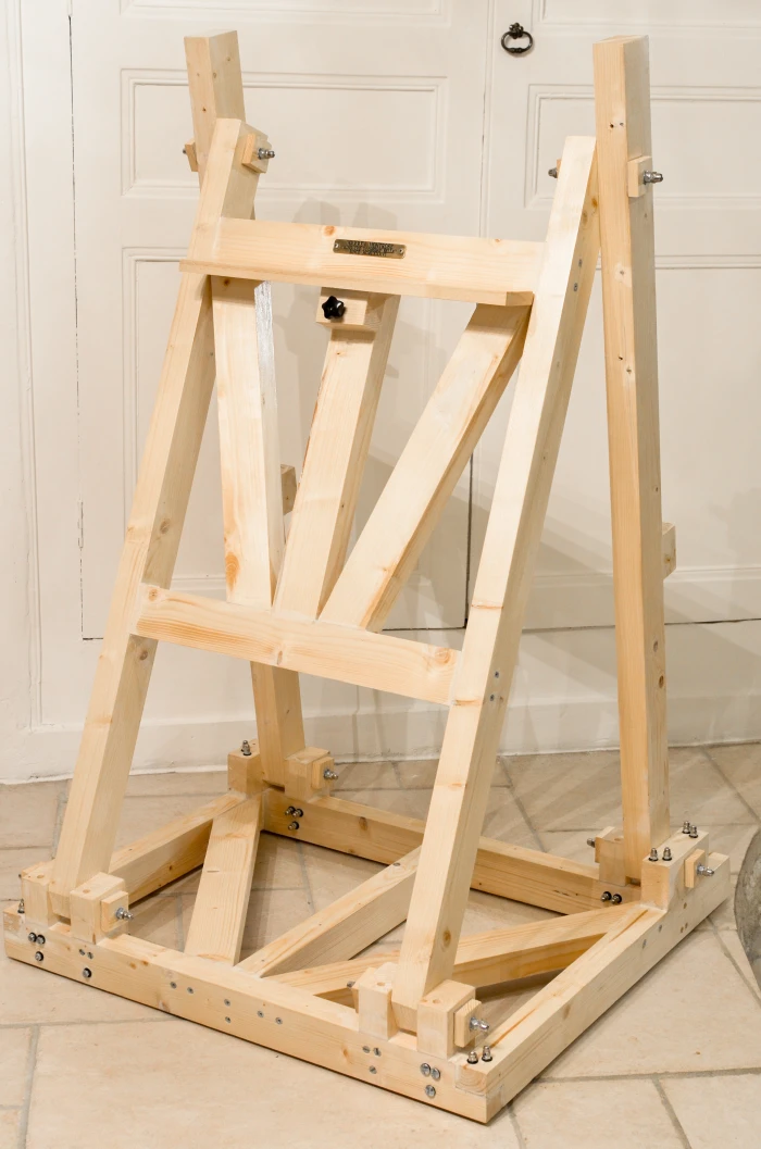 Build a drawing table, pencil artwork by Warren Montrose