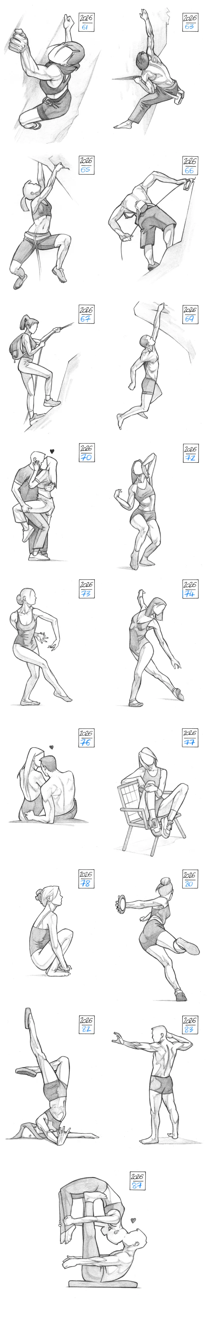 Figure 2026, pencil artwork by Warren Montrose
